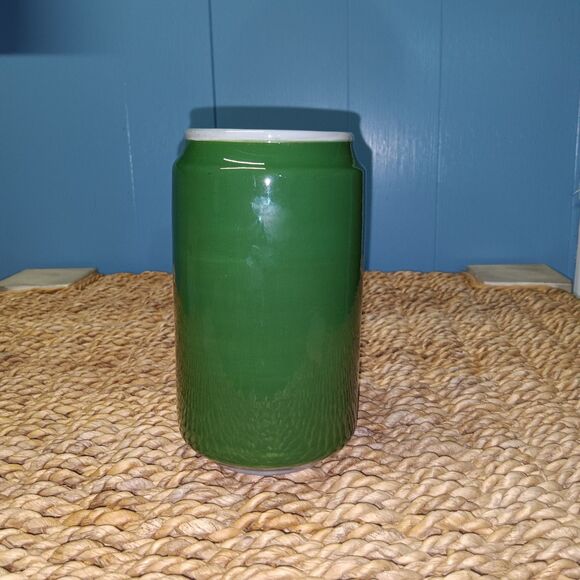 Green Beer Money Bank 6" Ceramic Can - Picture 5 of 9